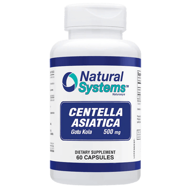 Centella Asiatica - Gotu Kola -500 mg, 60 Caps - Natural Systems