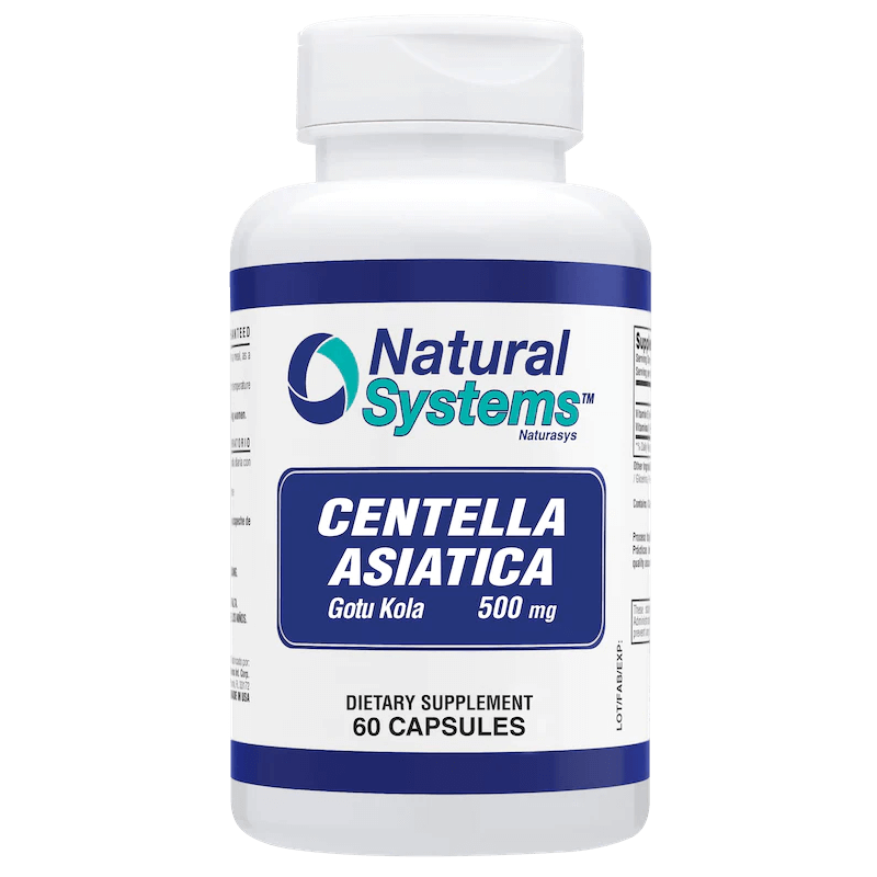 Centella Asiatica - Gotu Kola -500 mg, 60 Caps - Natural Systems