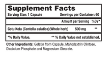 Cargar imagen en el visor de la galería, Centella Asiatica - Gotu Kola -500 mg, 60 Caps - Natural Systems